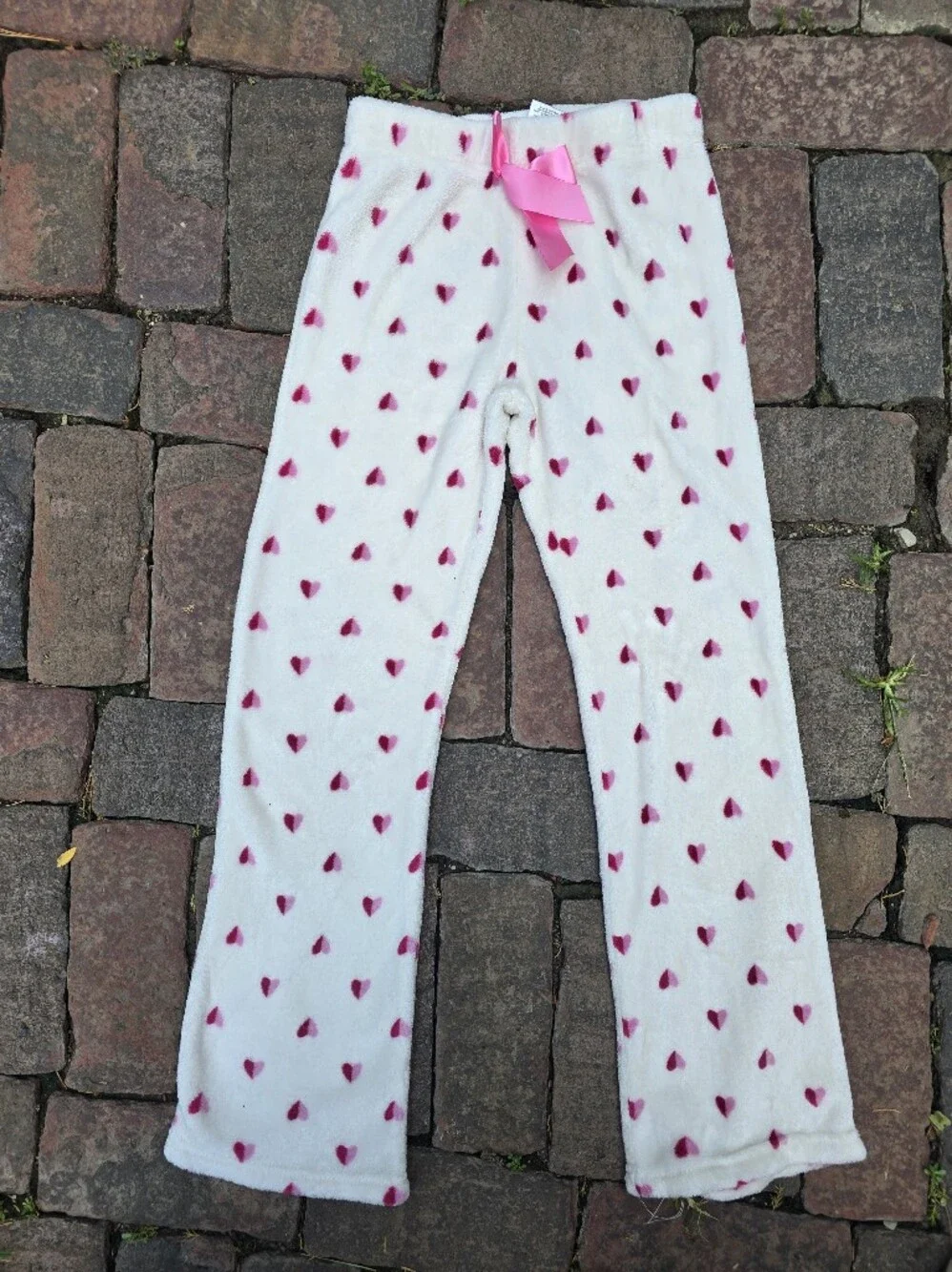 Sleep On It Girls Plush Pajama Bottoms 4 Pair Bundle Soft Cozy Jammies Warm